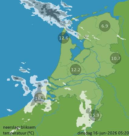 KNMI Neerslagradar